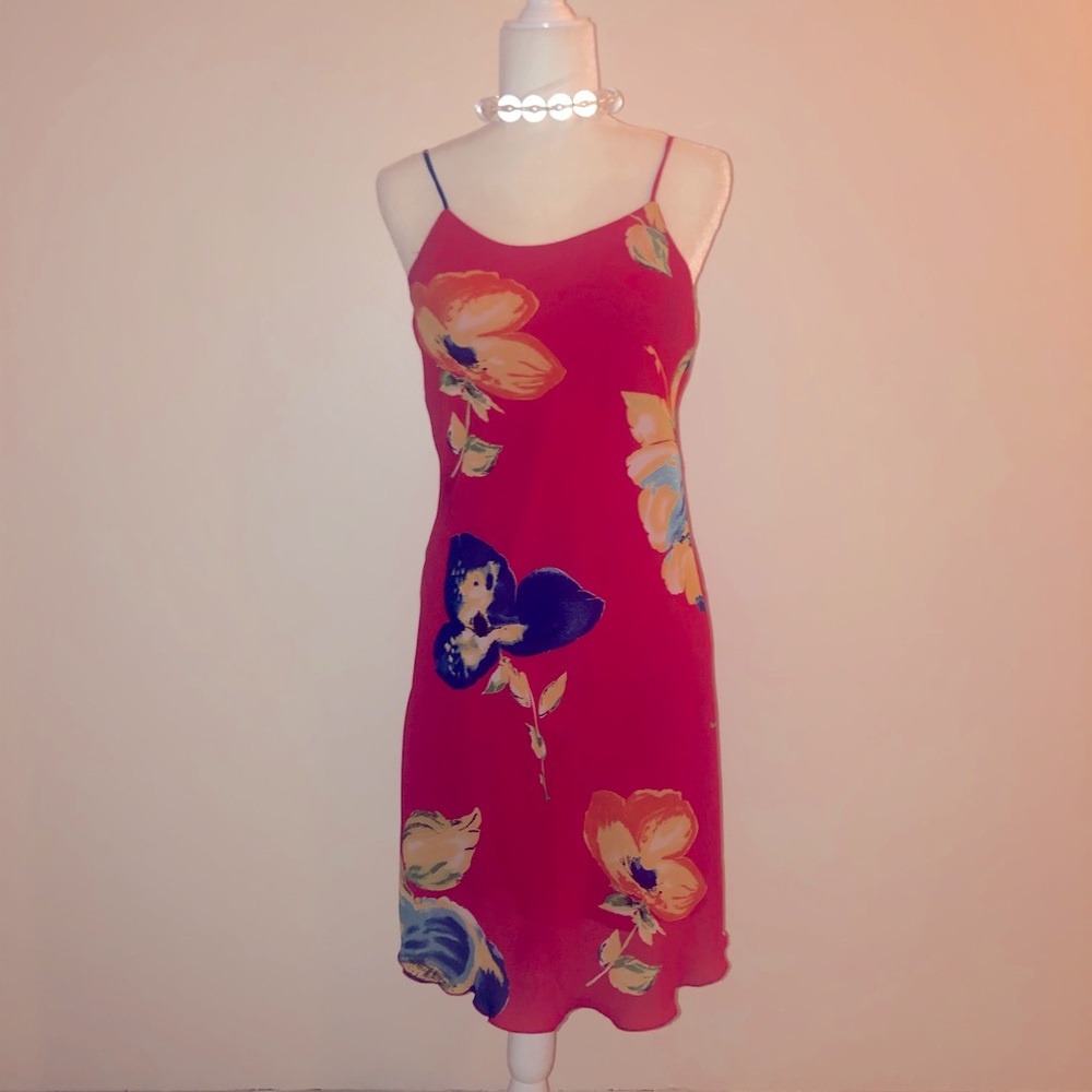 Vintage Floral Slip Dress